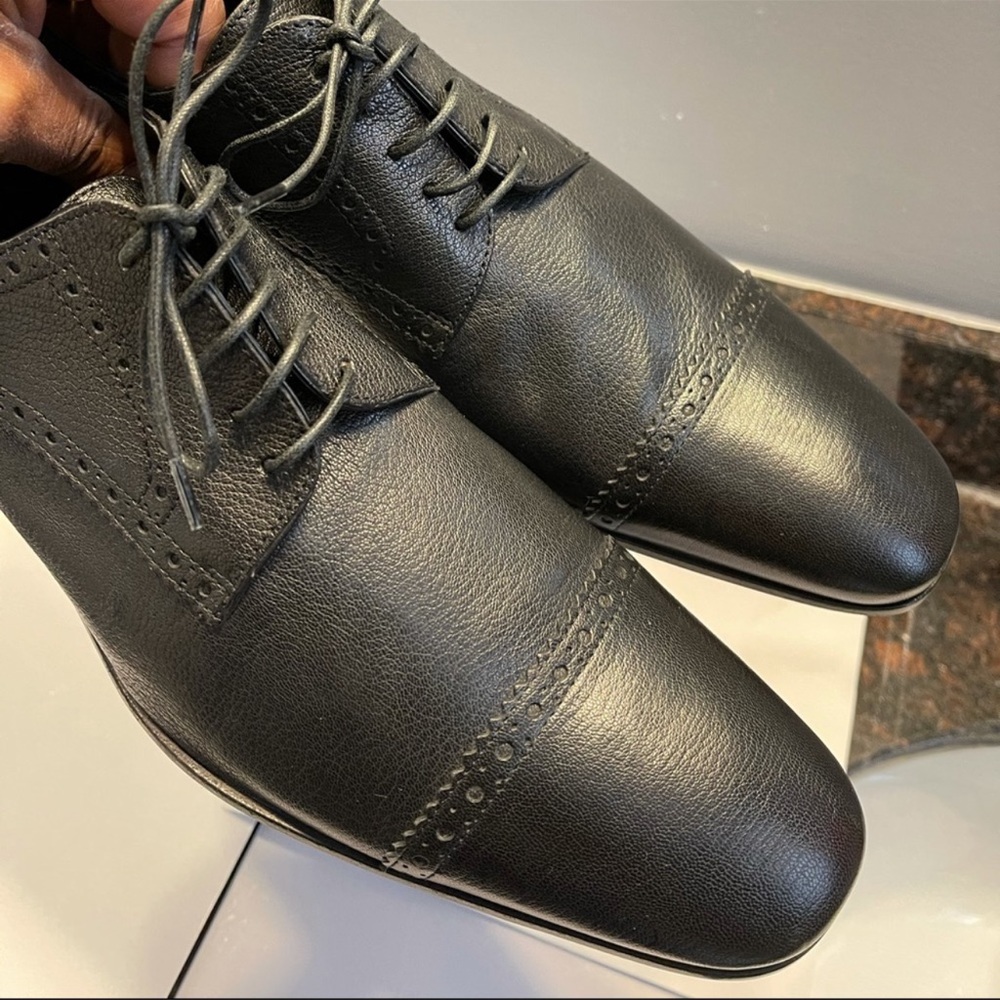 NWOB BALLY Dress Shoes Daniell Black Sz 11 1/2 D - Picture 1 of 10